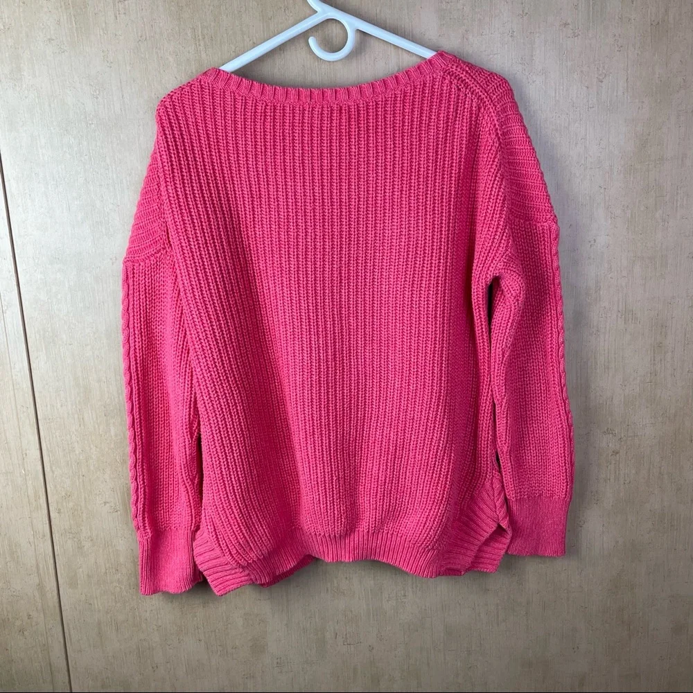 Vineyard Vines Coral Sweater Size Medium - Picture 8 of 8